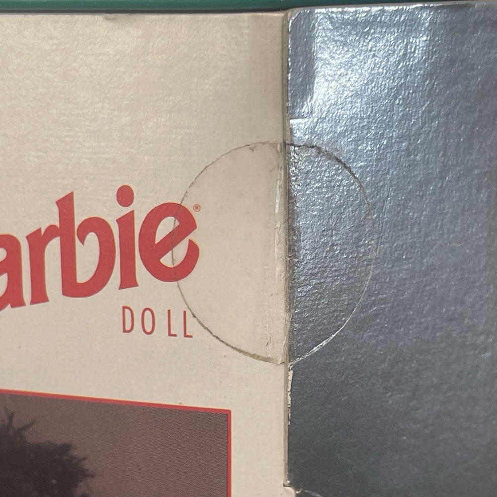 Mattel 1992 Barbie Doll Blonde Silver Dress 1429 Happy Holidays Special Edition - Picture 10 of 13